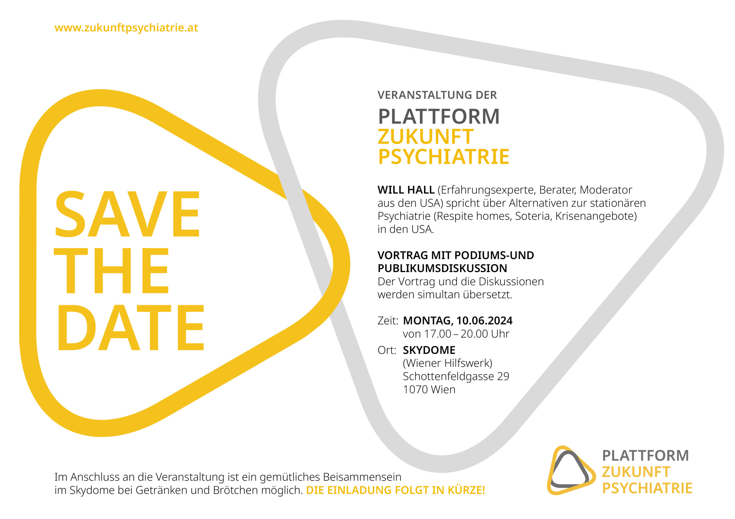 Will Hall Vortrag - Plattform Zukunft Psychiatrie - Wien